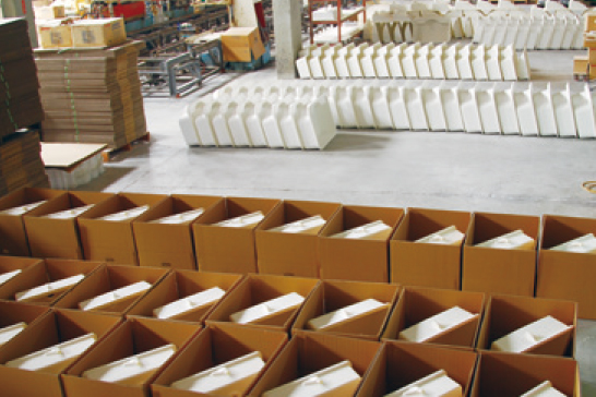 壓克力實心洗手台展示3